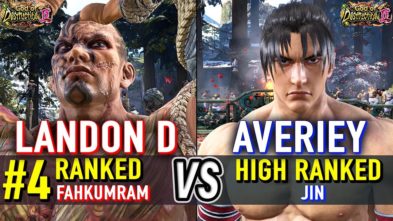 T8 🔥 LANDON D (#4 Ranked Fahkumram) vs AVERIEY (Jin) 🔥 Tekken 8 High Level Gameplay