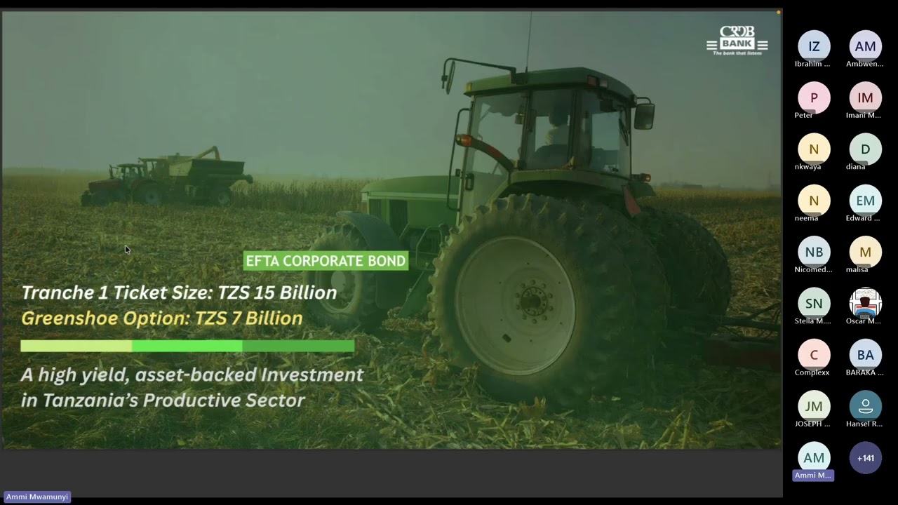 EFTA Bond IPO: Tanzania&rsquo;s Highest Yielding 5-Year Investment Opportunity