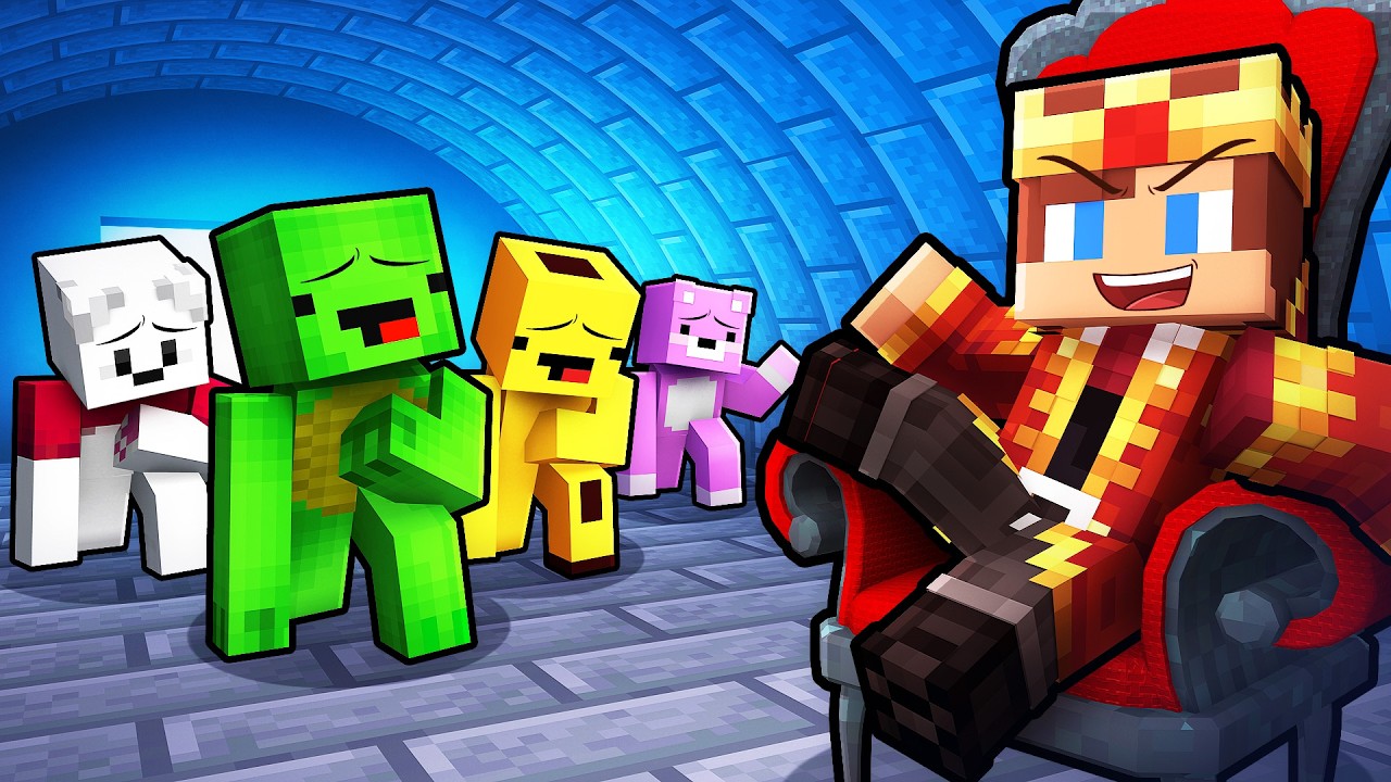 JJ Became a King of Mikey and Friends (Minecraft Maizen)