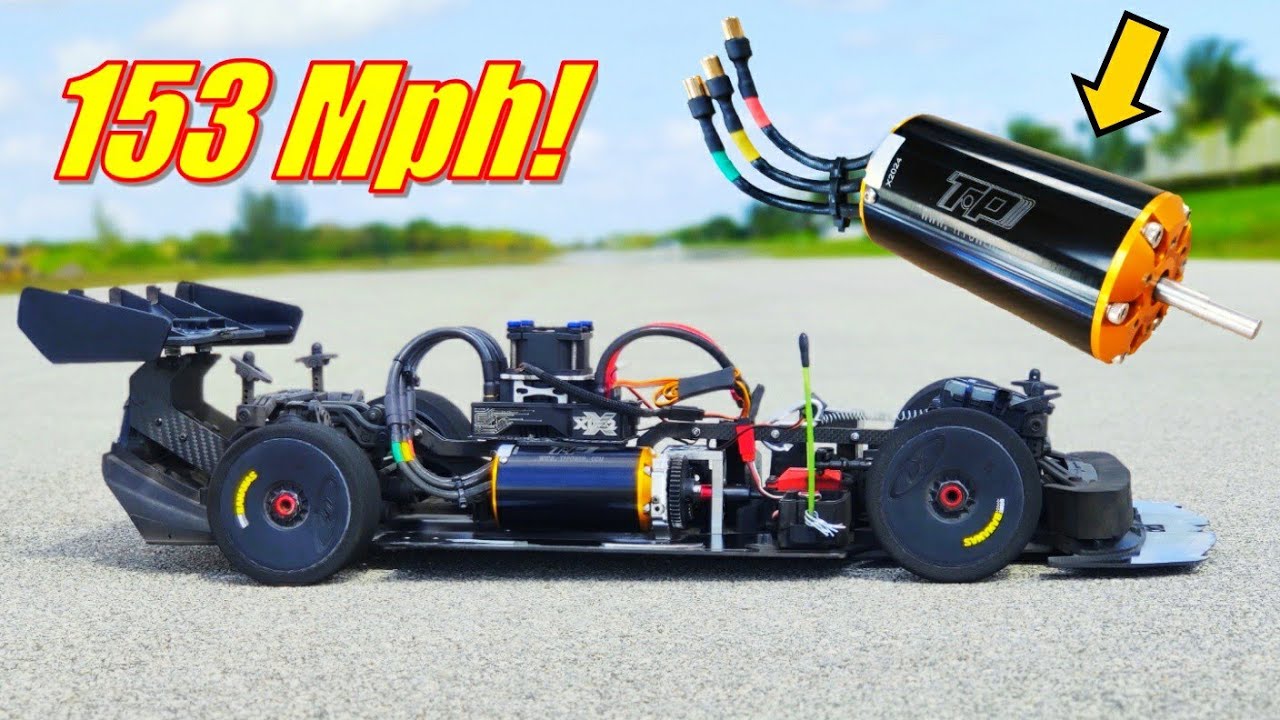 HUGE TP Motor 150+ Mph! 1st time EVER in Spartan! Arrma Infraction V2GT
