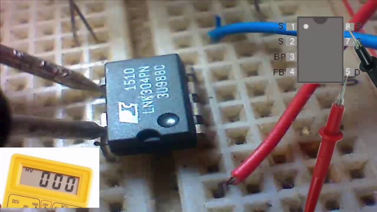 Teste Regulador Tensão LNK304PN