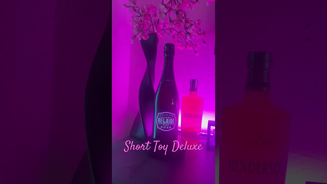 Short Toy Belaire Deluxe Champagne LED Bottle Edition Black WWE #belaire #wwe #90s #champagne #80s