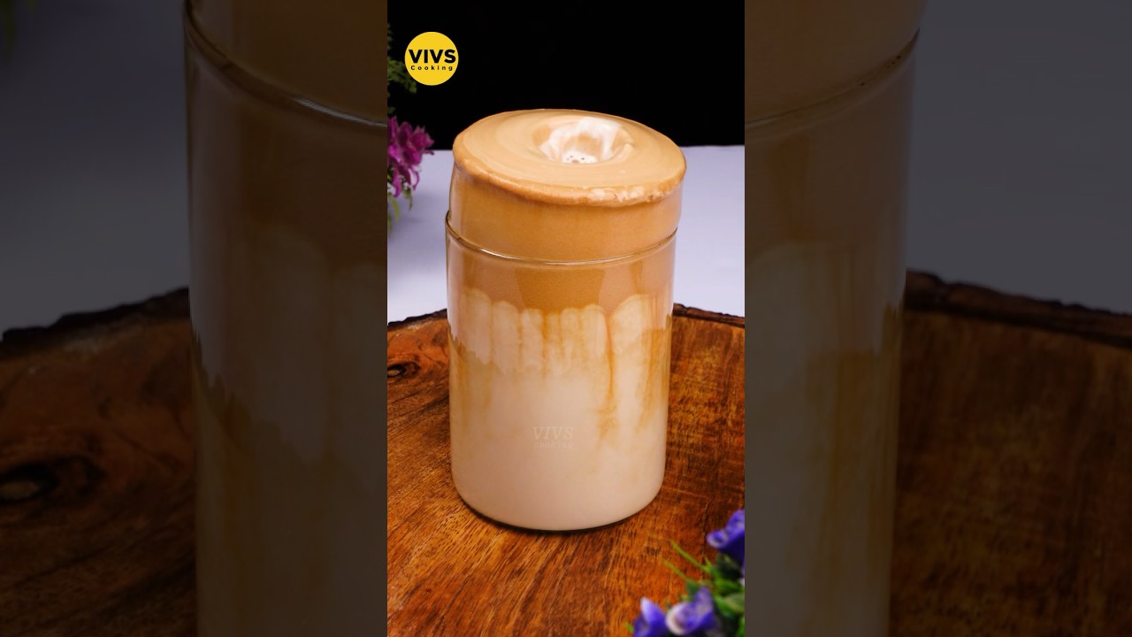 Hot Dalgona Coffee #viralcoffee #asmr #coffeelover #vivscooking
