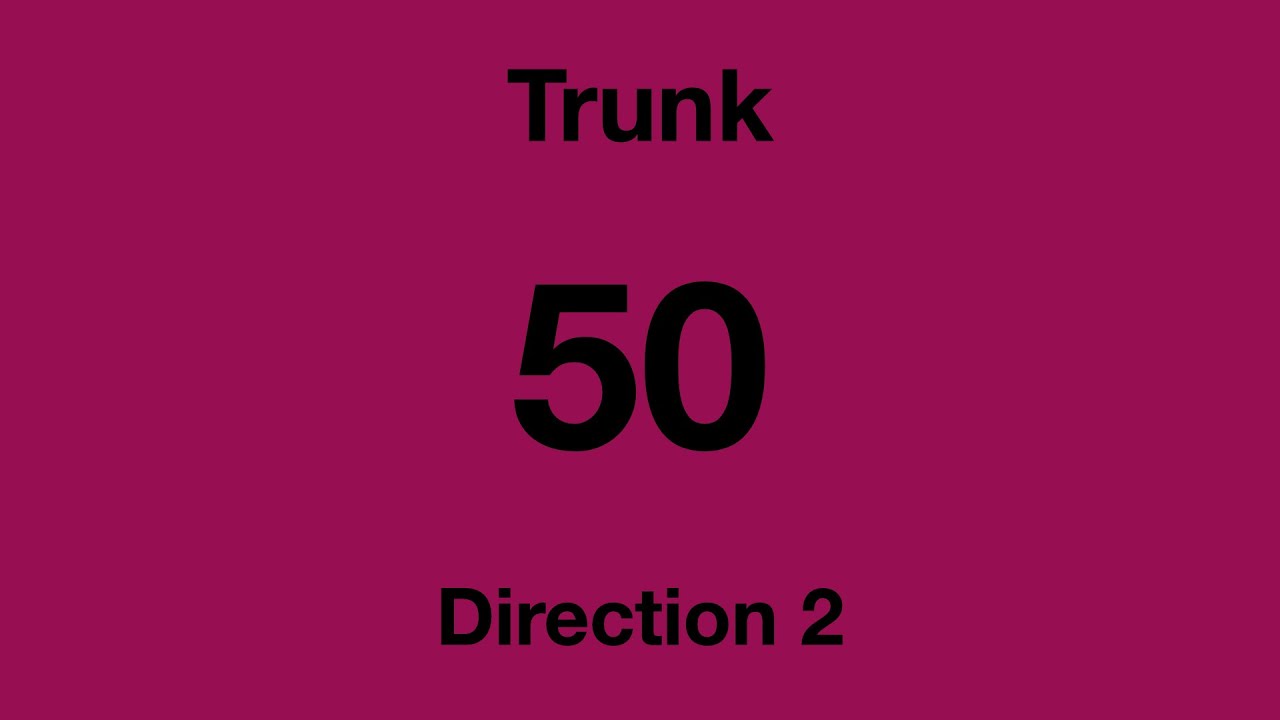 [SBS Transit] Trunk Bus Service 50 - Direction 2 Hyperlapse