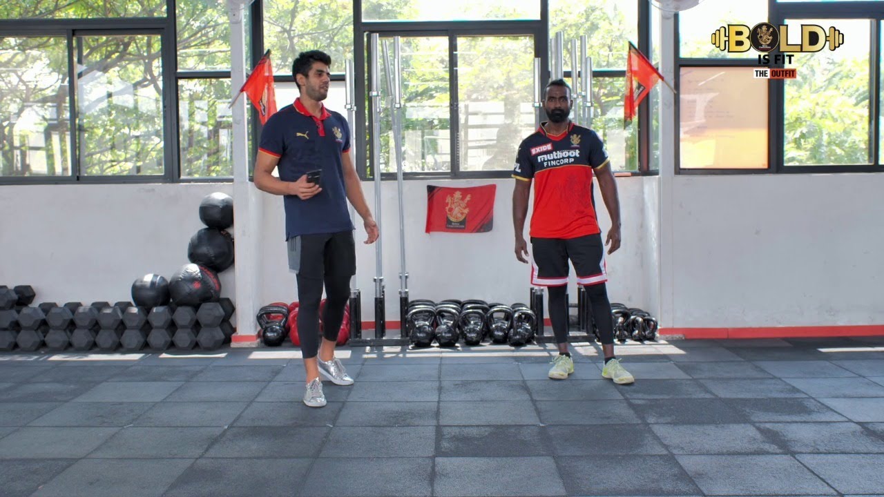 RCB 50-Day no equipment, home workout Core Series: Day 15