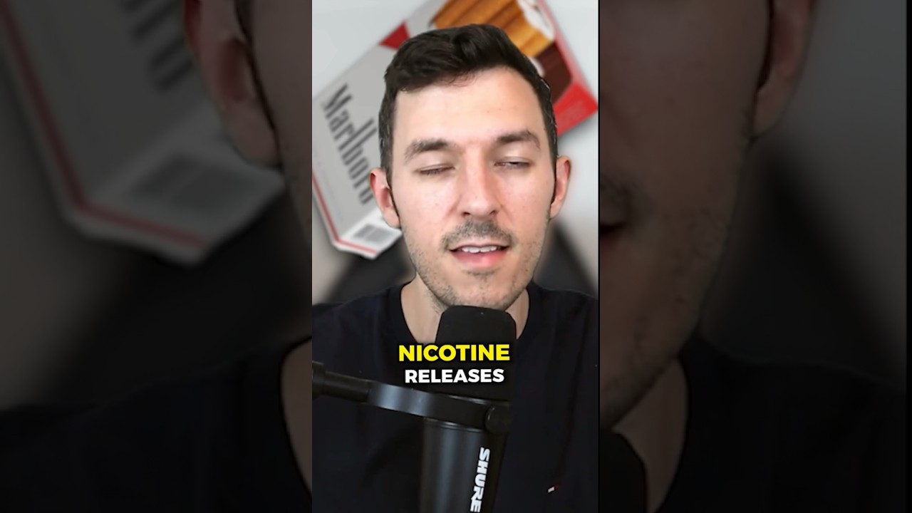 Nicotines impact on dopamine is not good.