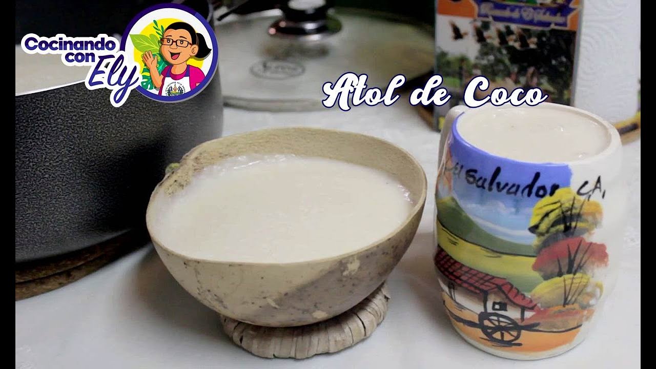 Preparando un Delicioso ATOL DE COCO