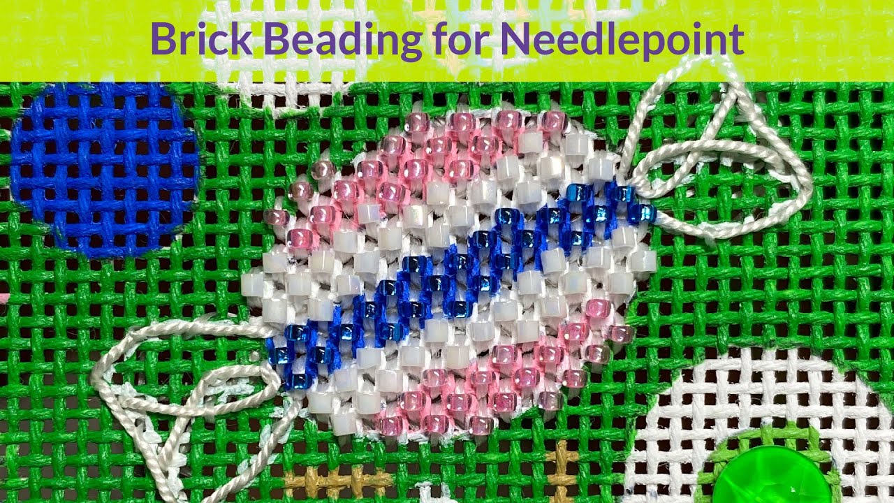 Brick Beading for Needlepoint