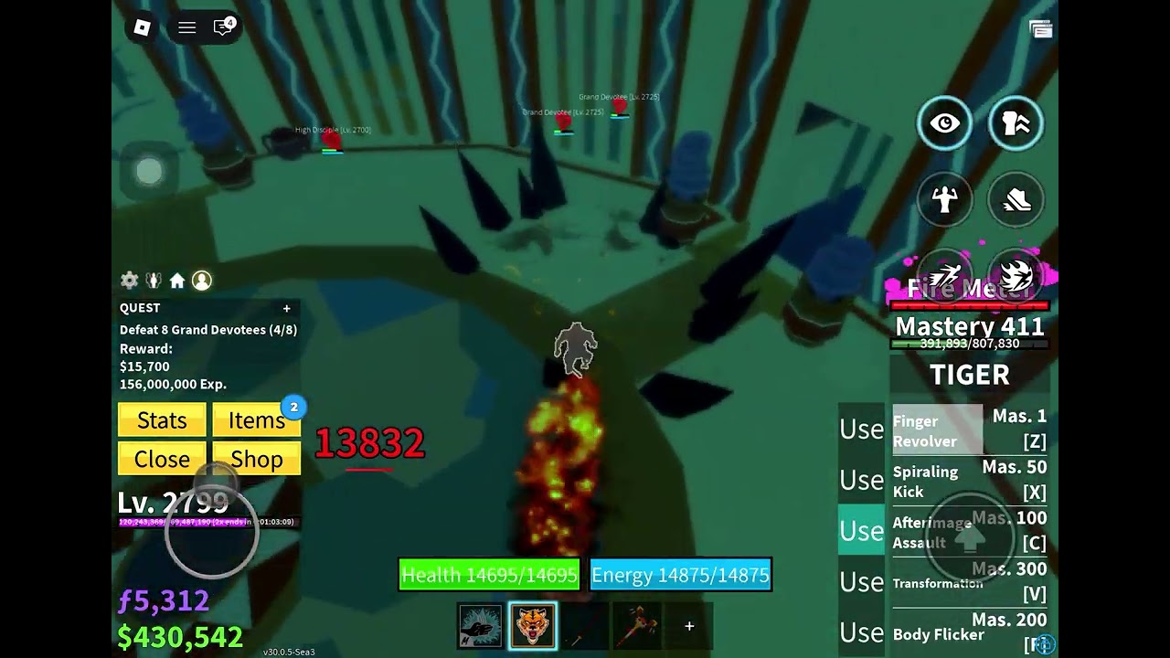 Getting to max level
