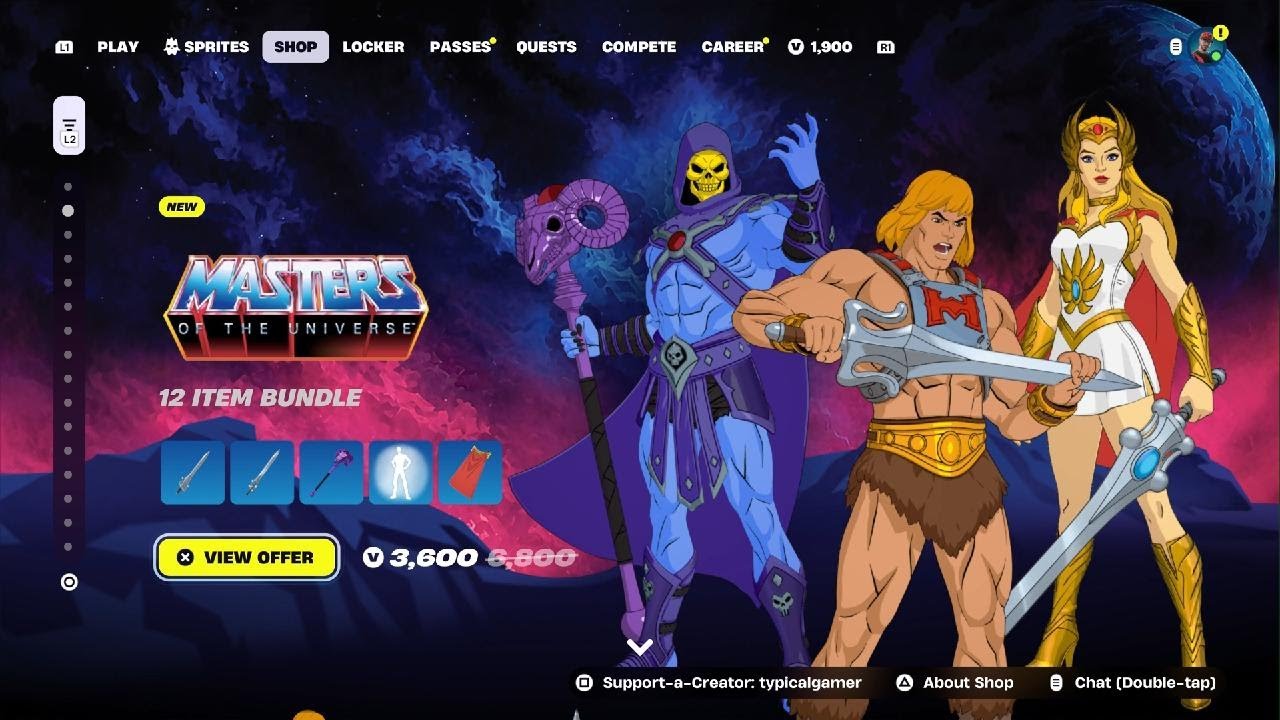 He-Man, Skeletor & She-Ra🔥🔥🔥#fortnite