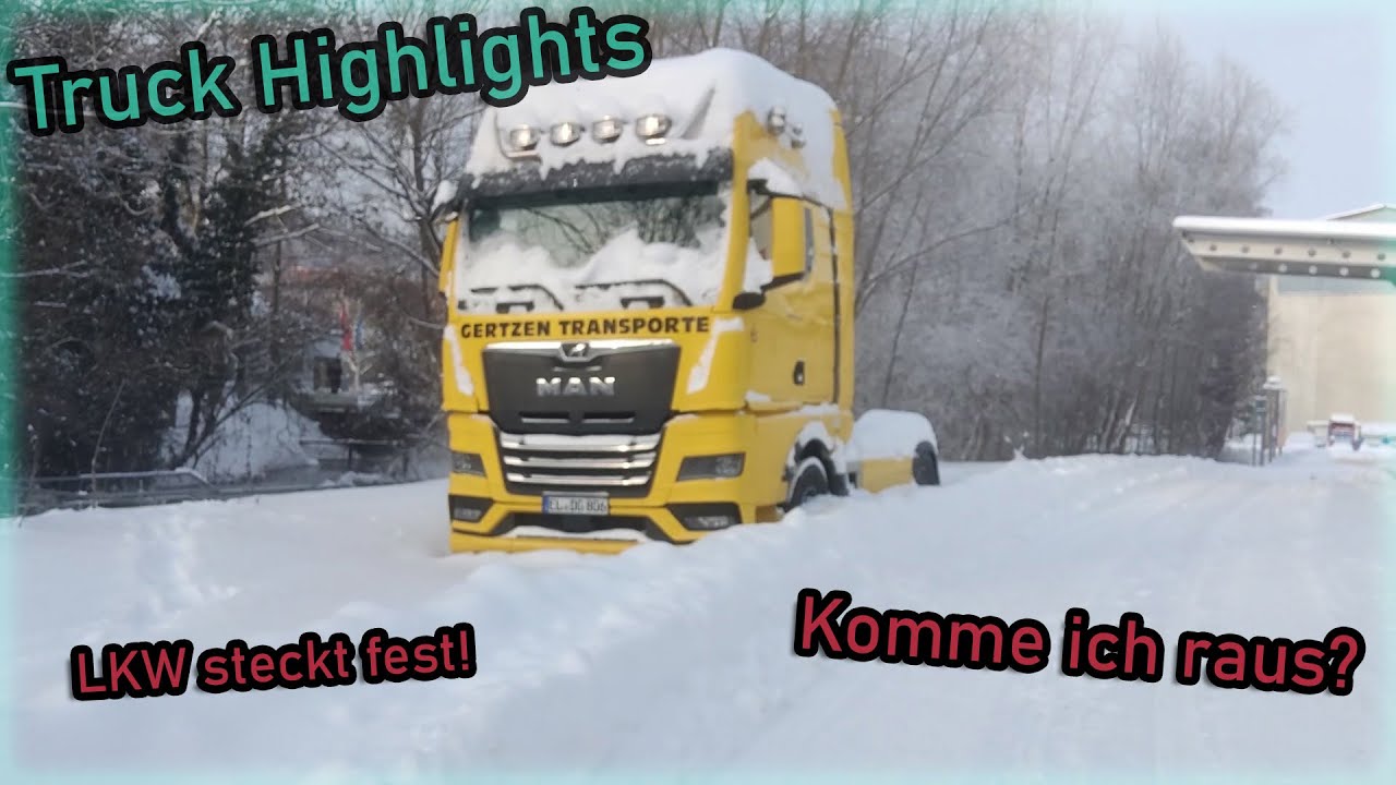 LKW eingegraben im Schnee | Jason Live