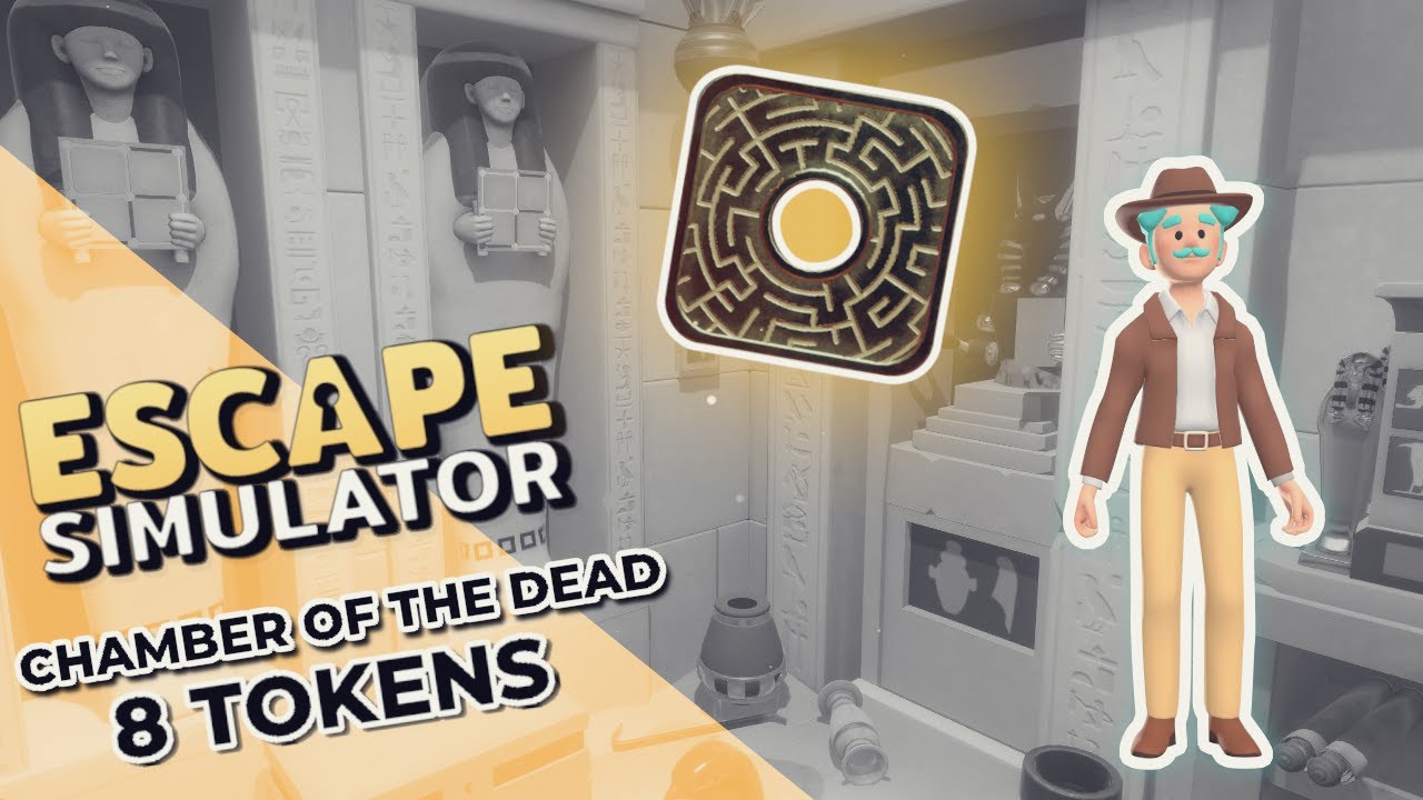 ESCAPE SIMULATOR - 8 TOKENS - CHAMBER OF THE DEAD
