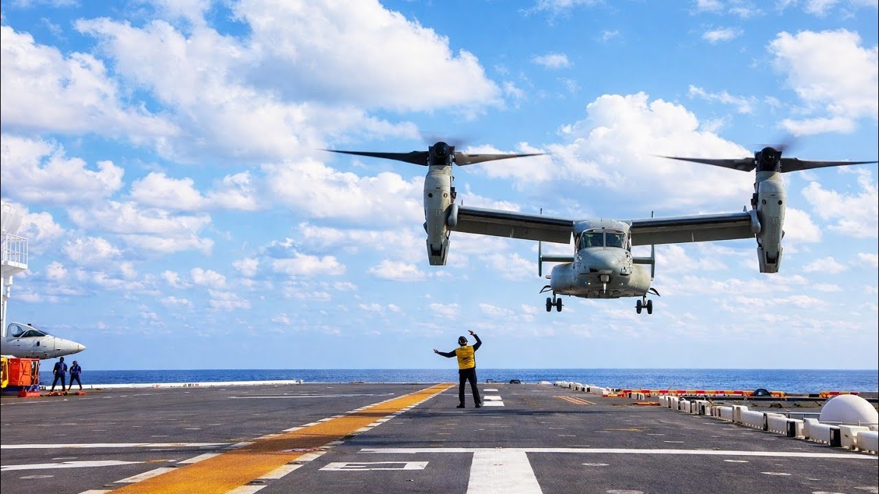 Atlantic Deck Operations: VMM-365 and 24th MEU Certification Test on USS Kearsarge