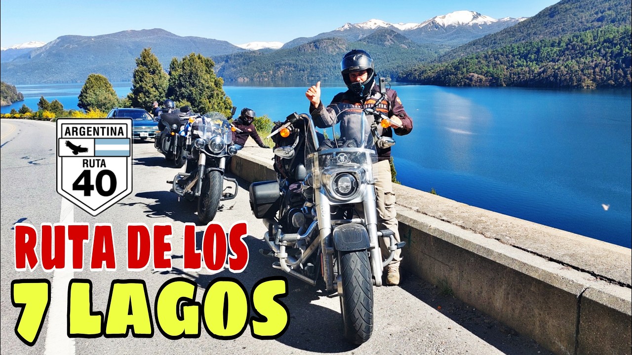 RUTA DE LOS SIETE LAGOS - NEUQUEN - VIAJANDO EN MOTO - #motovlog #travel #motorcycle
