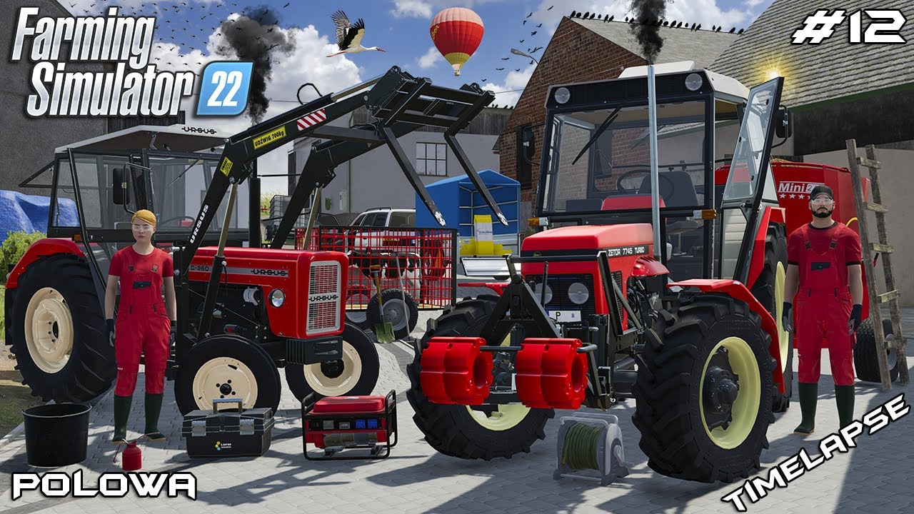 Feeding COWS, CALVES, PIGS, and CHICKENS | Polowa | Farming Simulator 22 | Episode 12