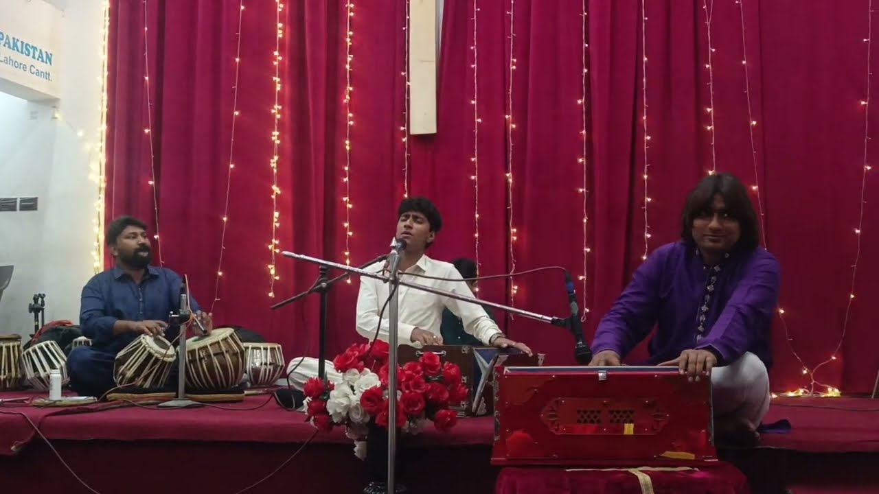 Tishna honto k liye Ernest mall ghazal# sung by daim nasir and tabla played by Kamil Khan 