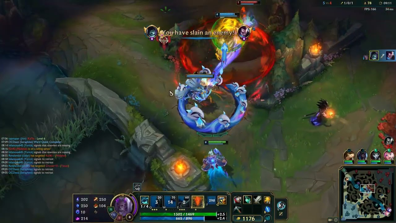 League of Legends yorick mid vs yasuo lethality build op