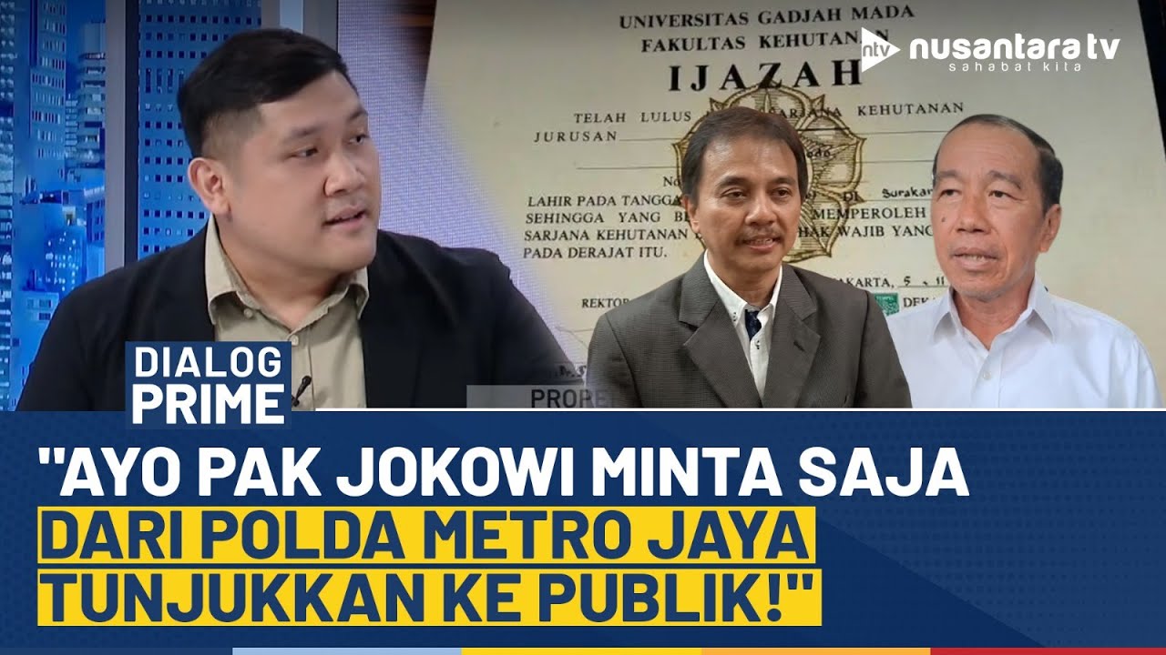 Michael Sinaga Ngegas Soal Ijazah Jokowi: Minta Saja dari Polda Metro Jaya, Tunjukkan ke Publik!