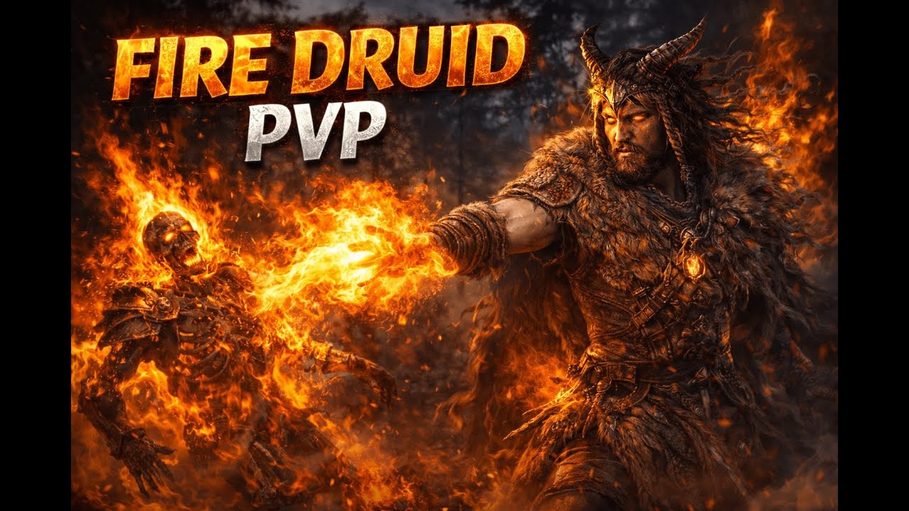 Vesuvius 100% Pure Fire Druid PVP - D2R