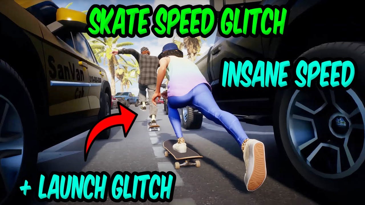 SKATE. ЛЕГКОЕ РУКОВОДСТВО ПО ГЛИТЧАМ НА СКОРОСТИ | Skate 4: как ускорить глитч и запустить глитч