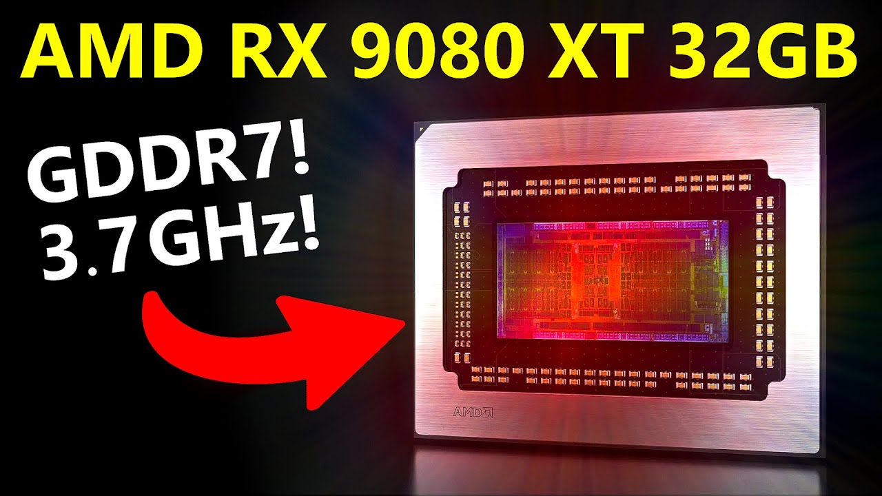 AMD RX 9080 XT 32GB ES Leak: 3.7GHz, GDDR7, Release Date! (+ RX 9060 XT Supply)