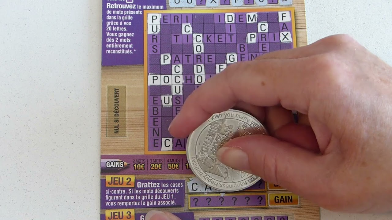 On teste un chouchou et deux Mots Croisés ! Des tickets gagnants ?