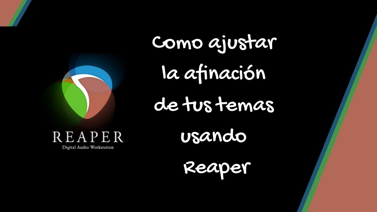 Como ajustar la afinación de tus temas usando Reaper