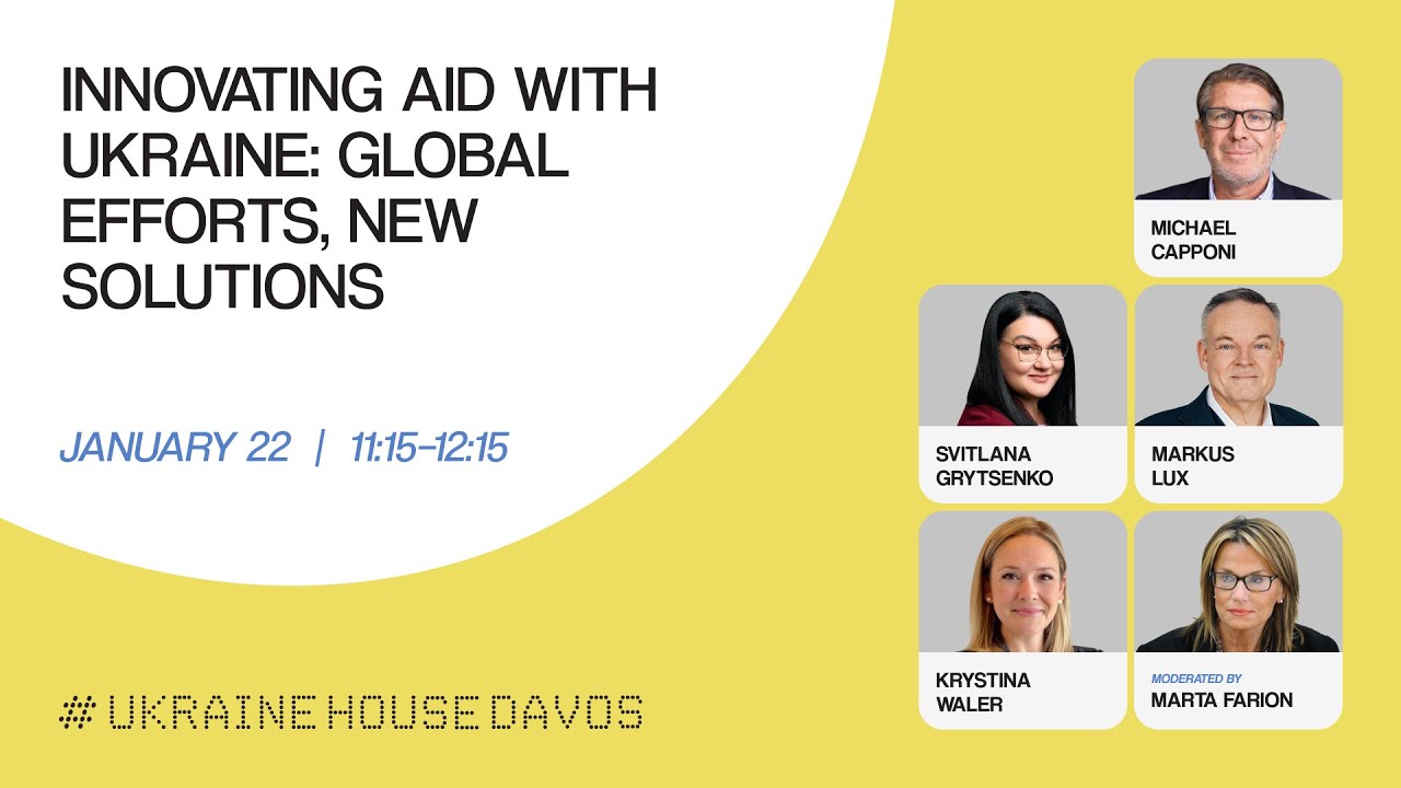 Innovating Aid With Ukraine: Global Efforts, New Solutions | UHD 2026