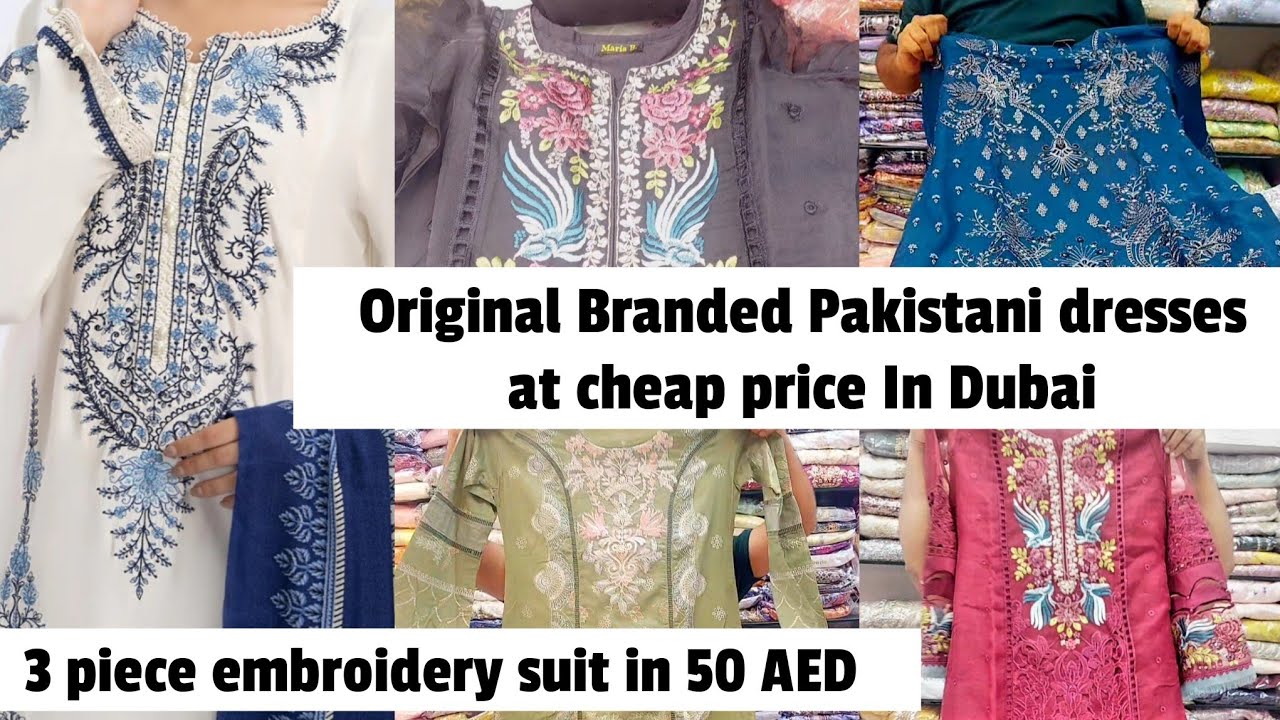 Cheapest Pakistani Branded Suits/Dresses in Dubai #pakistanisuits #dubaishopping