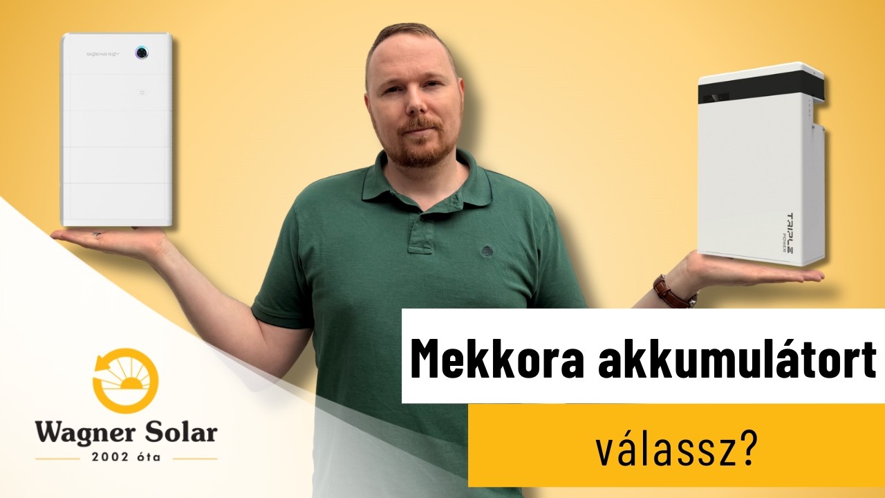 Mekkora akkumulátort válassz? - Wagner Solar