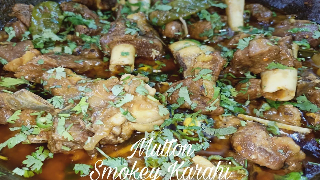 Mutton Smokey Karahi || Restaurant Style Special Recipe || Mutton Eid Recipe by Tasty secrets.....