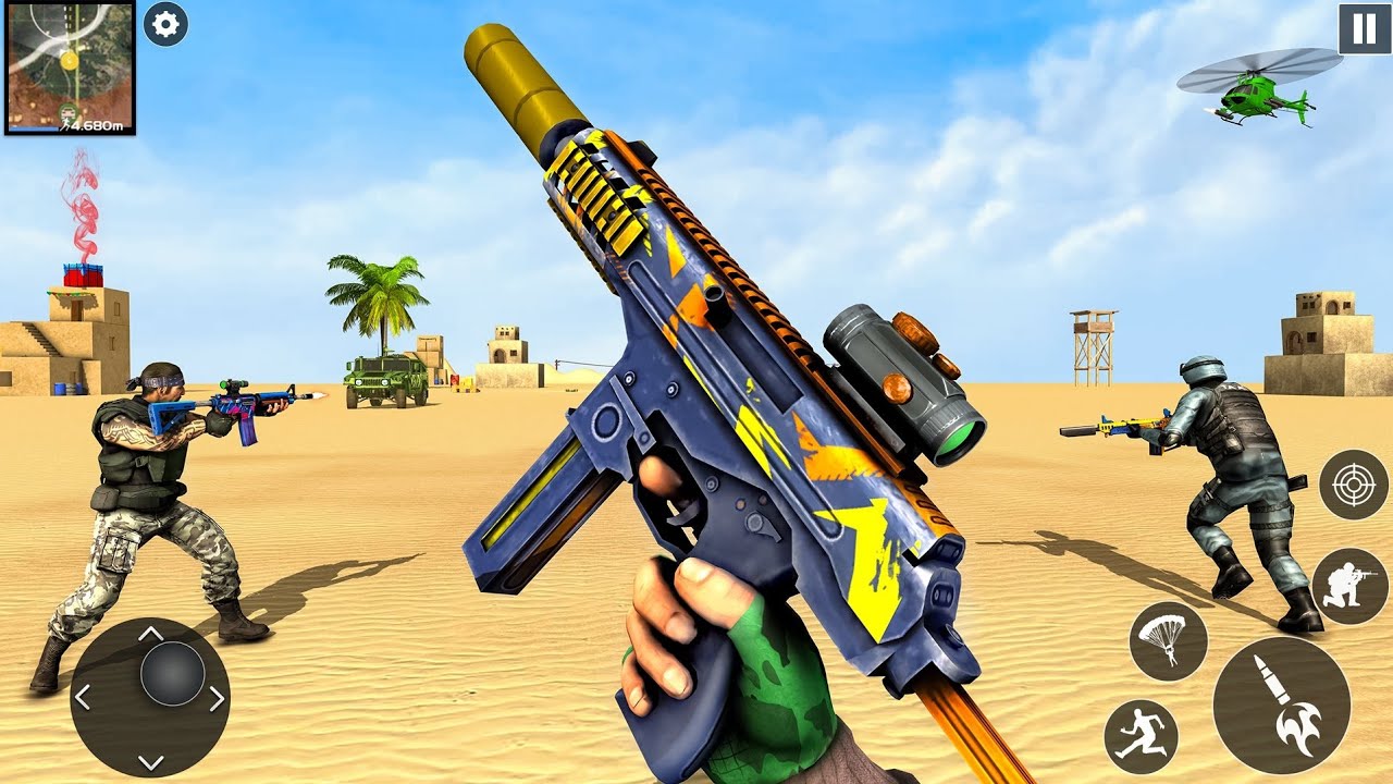 🎮🔫Gun Strike FPS Shooting Game - Banduk Wala Goli Wala Game - Android GamePlay🔥🚀