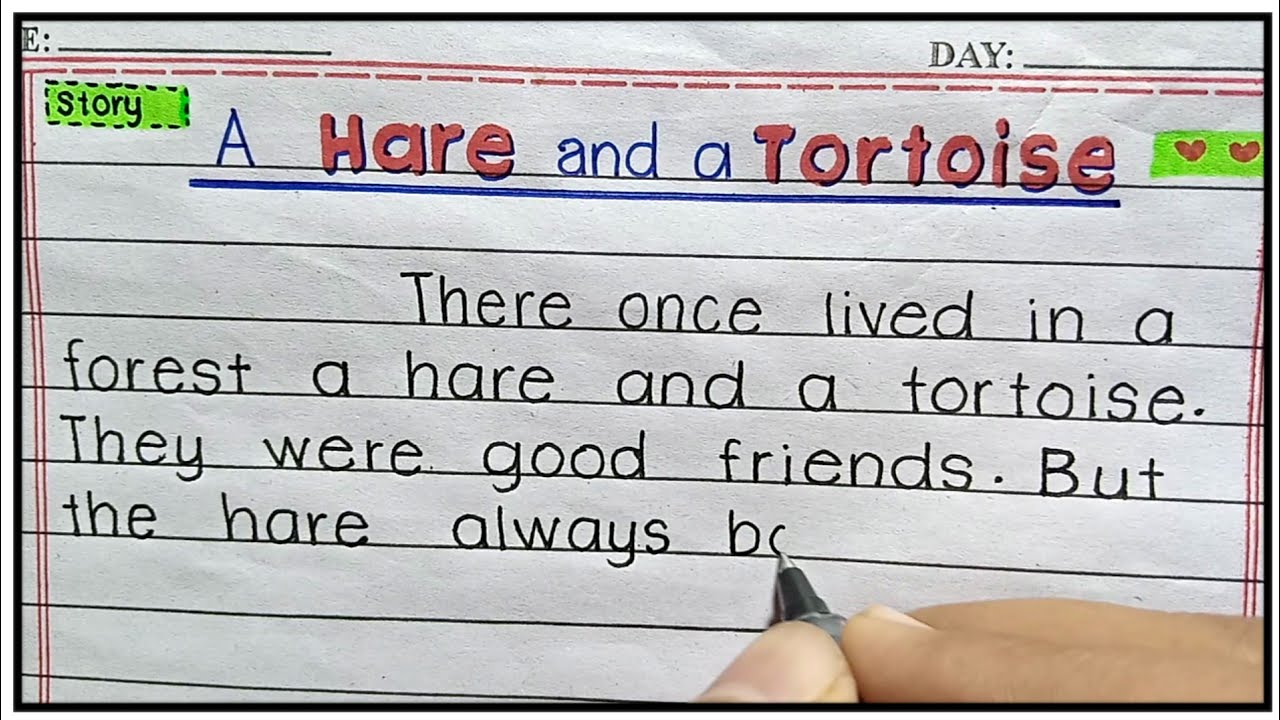 The Hare and the Tortoise story | Slow and steady wins the race | Rabbit and Tortoise story | Bunny