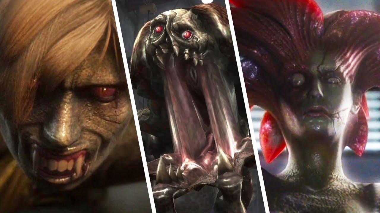Resident Evil The Darkside Chronicles - All Bosses With Cutscenes & Ending