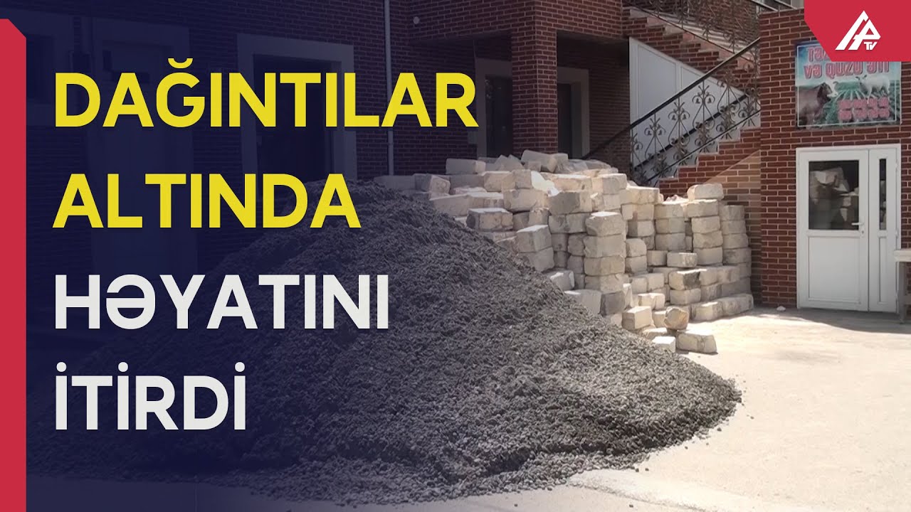 Söküntü işləri apararkən divar üzərinə uçdu – APA TV