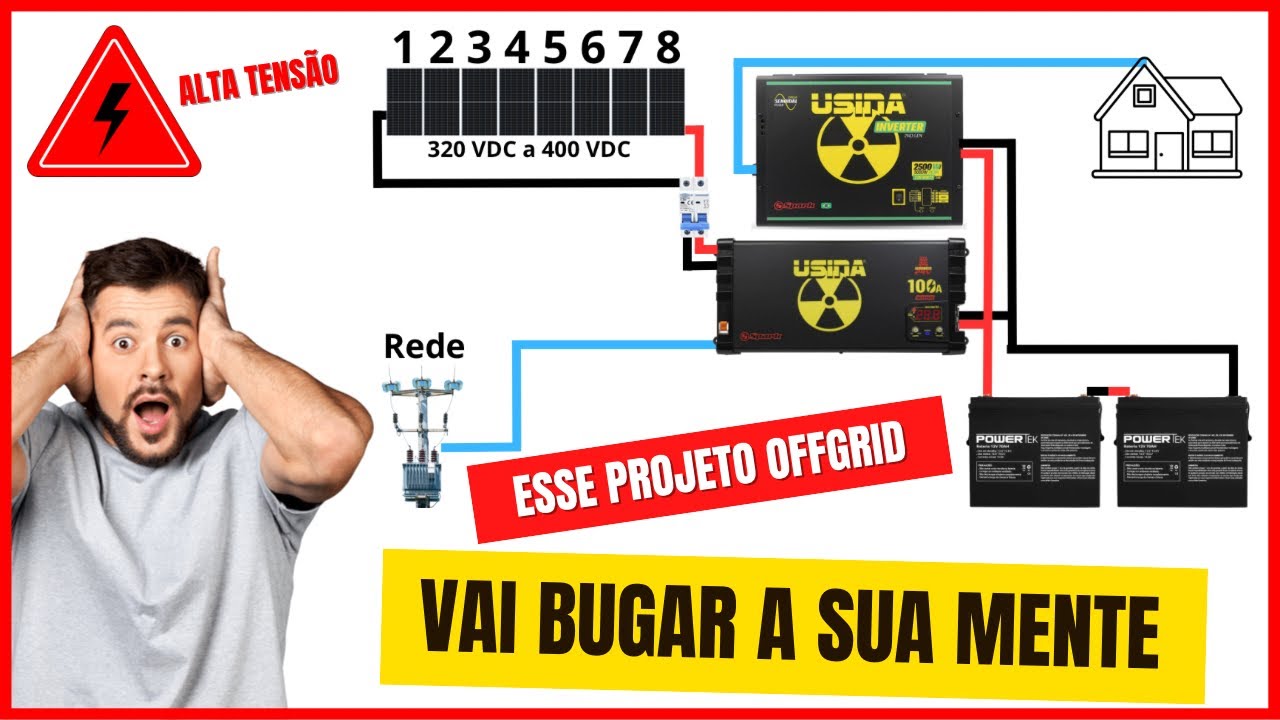 Transformei uma fonte usina em um controlador MPPT híbrido