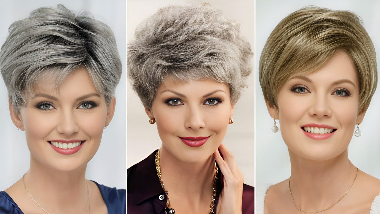CORTE CABELLO CORTO PARA +55-60-80 AÑOS MUJERES - CORTE DE CABELLO FLEQUILLO - MODA PARA MUJERES TV
