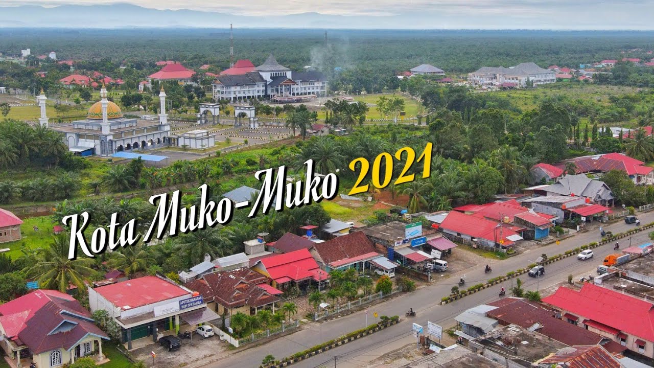 Video Udara Kota Mukomuko 2021 | Kota Kecil di Pantai Barat Sumatera