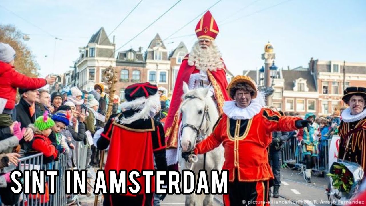 🎅🏻Sint in Amsterdam 2022 - 4K Walking in Amsterdam Sinterklaas Parade | Netherlands