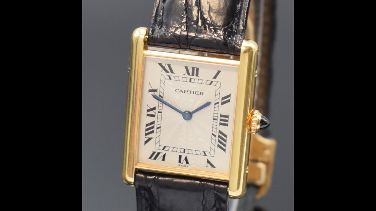 Cartier 18k Gold Tank