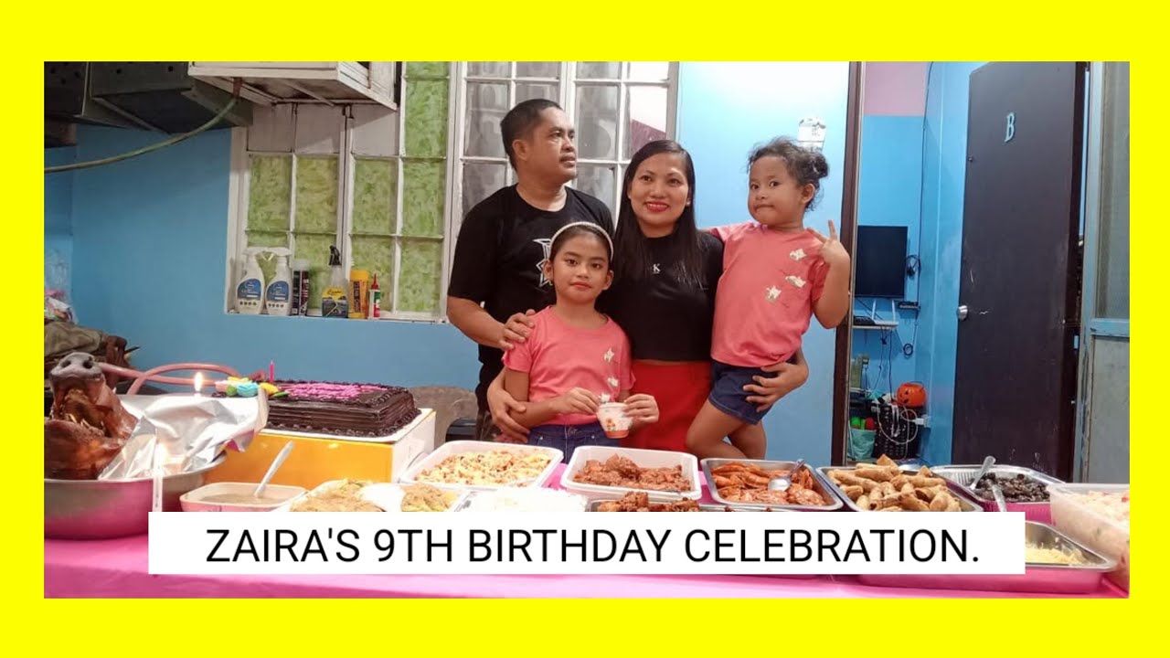 ZAIRA'S 9TH BIRTHDAY CELEBRATION