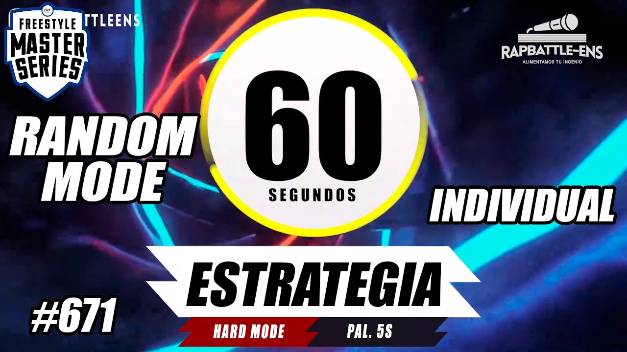 🎤 FORMATO FMS INDIVIDUAL 🔥 Base de Rap Para Improvisar | EJERCICIO DE FREESTYLE | RAPBATTLE-ENS #671