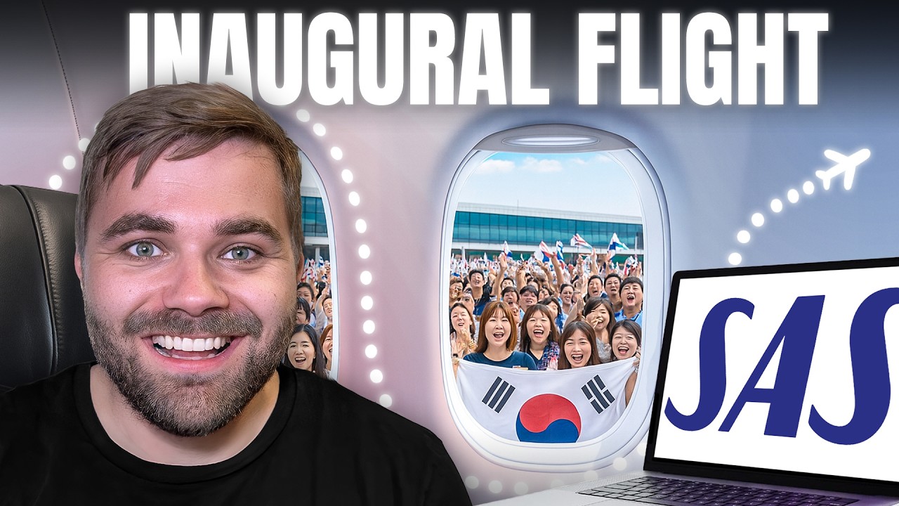 I Flew SAS’s FIRST Flight to Seoul 🇰🇷