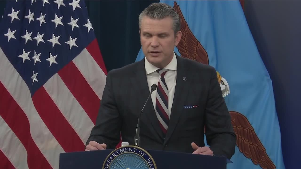 Hegseth: US submarine sinks Iranian warship in Indian Ocean with torpedo