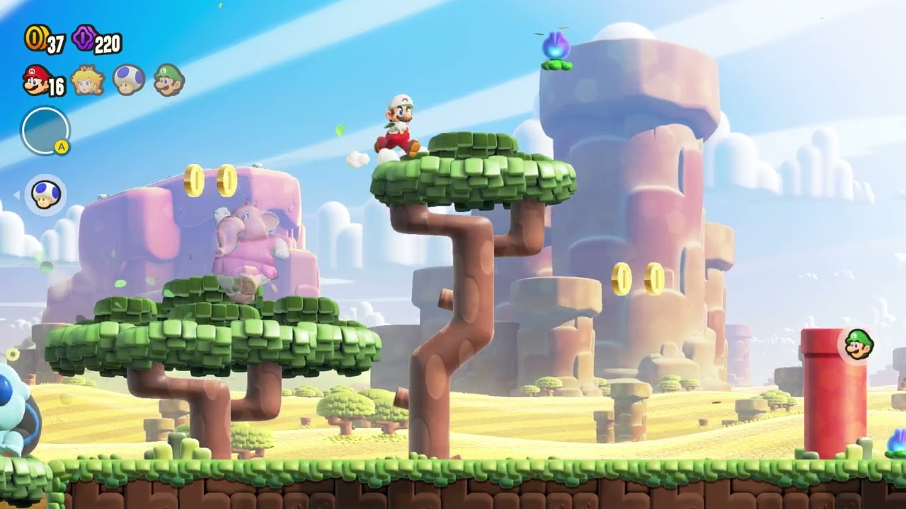 Super Mario Bros. Wonder - gameplay. Gamescom 2023