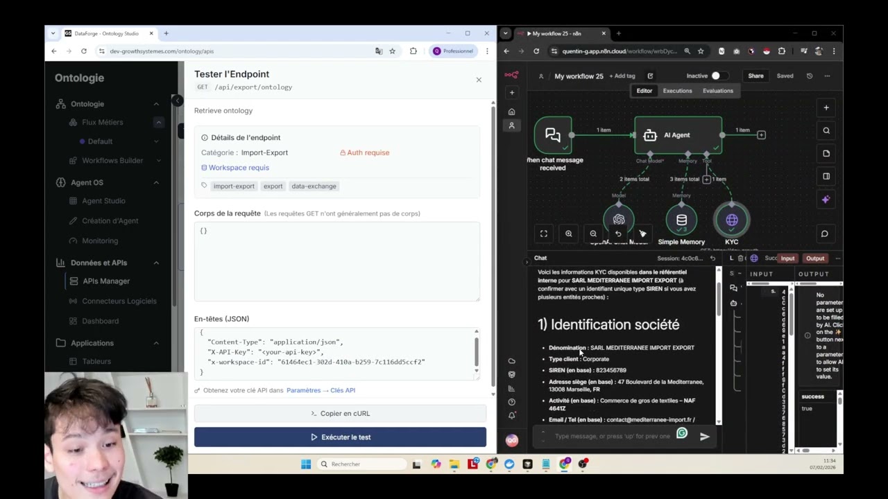 Agents IA branchés sur tes processus métier, synergie entre n8n et l'ontologie.
