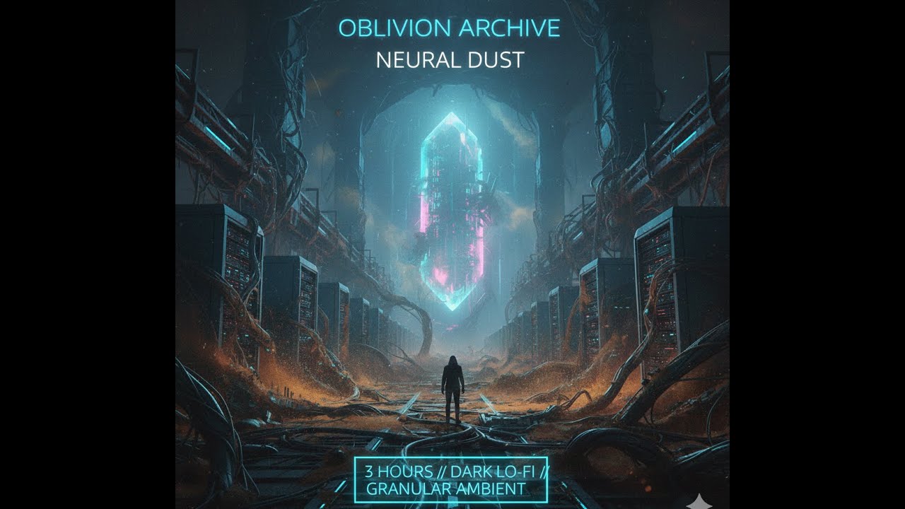 3 HOURS Neural Dust – Deep Bio-Digital Isolation | Dark Lo-Fi Study Music & Granular Ambient
