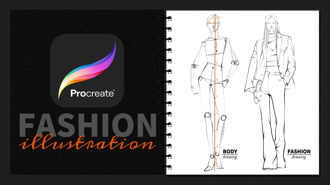 [Procreate] 프로크리에이트 패션일러스트레이션 1_인체, 착장드로잉