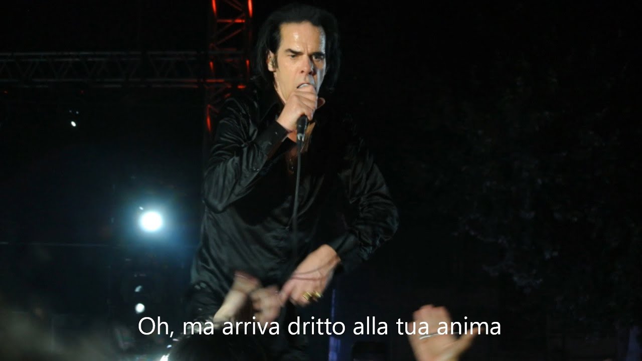 Nick Cave & The Bad Seeds - Push in the sky away (SUB ITA)  photos & music Lucca