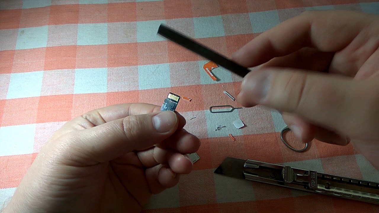 Установка в совмещенный слот 2sim + microSD